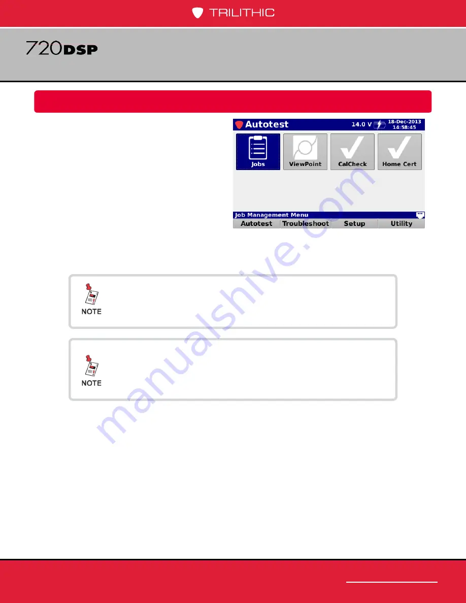 Trilithic 720 DSP Operation Manual Download Page 201