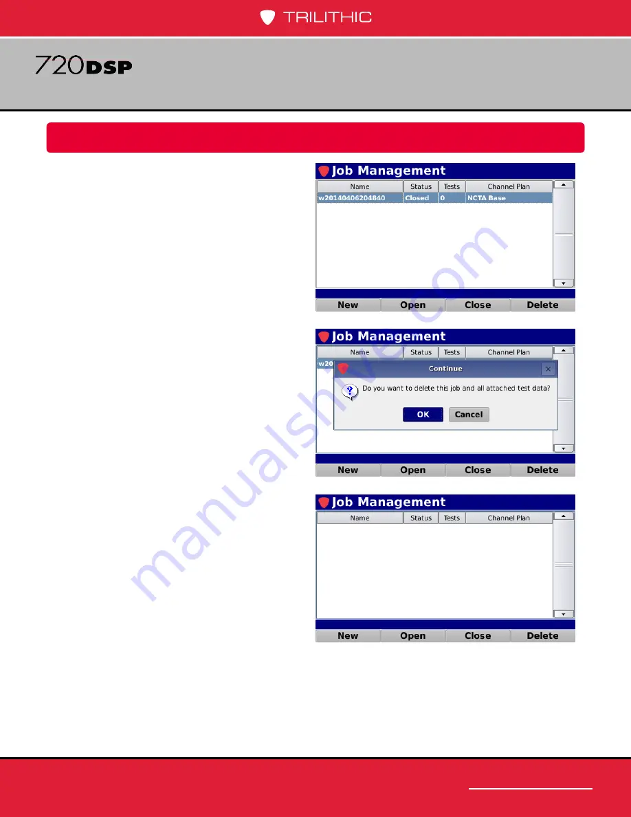 Trilithic 720 DSP Operation Manual Download Page 211