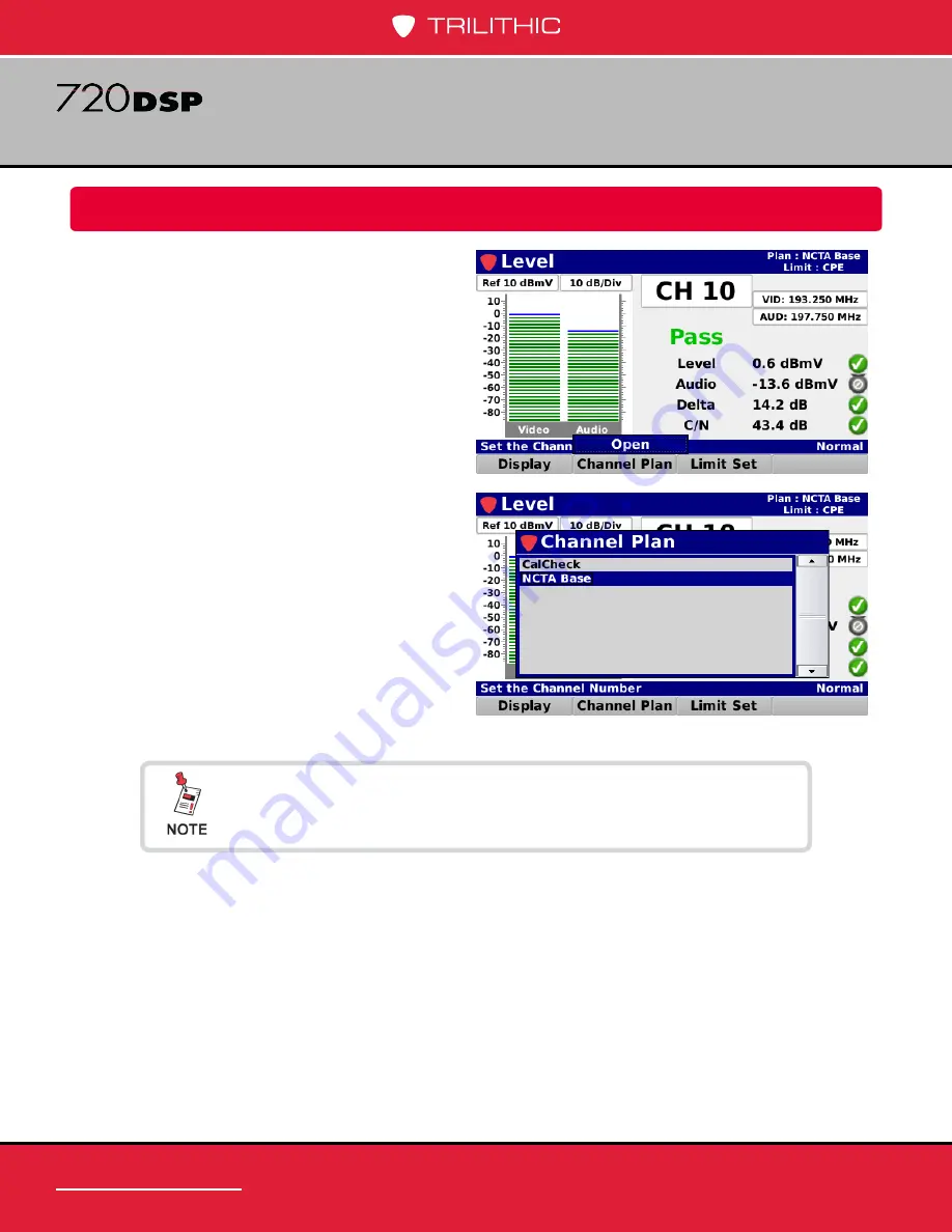 Trilithic 720 DSP Operation Manual Download Page 226