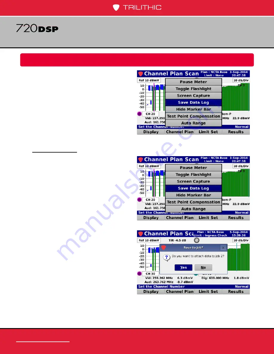 Trilithic 720 DSP Operation Manual Download Page 276