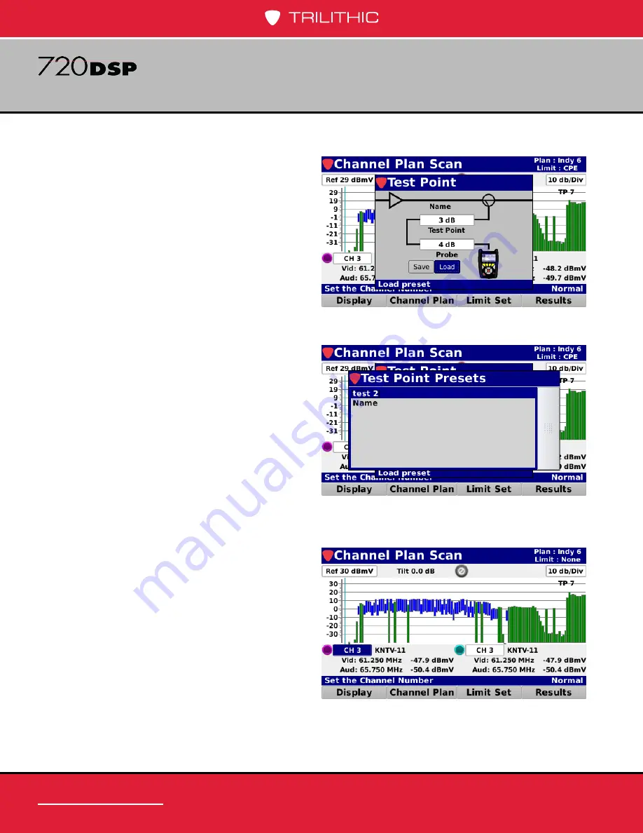 Trilithic 720 DSP Operation Manual Download Page 282