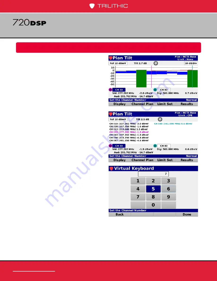 Trilithic 720 DSP Operation Manual Download Page 292