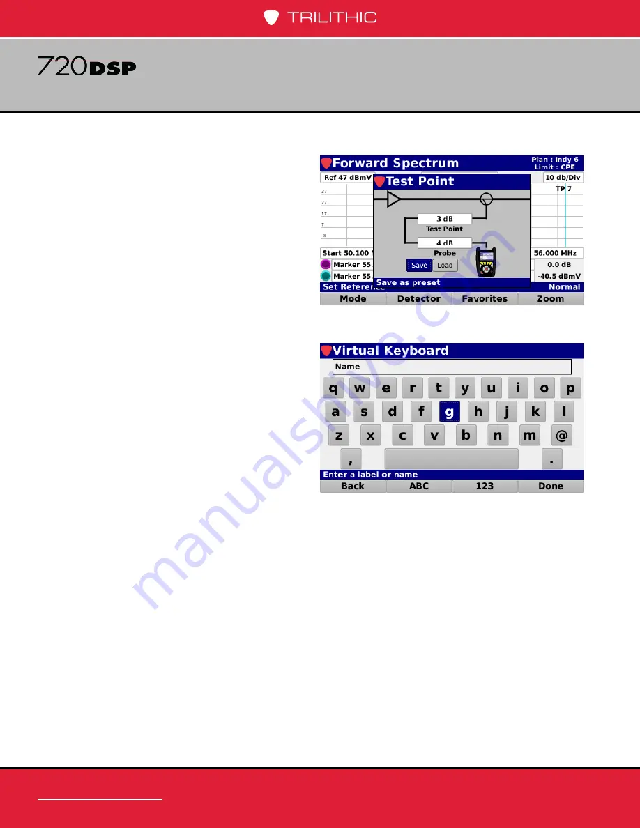 Trilithic 720 DSP Operation Manual Download Page 332