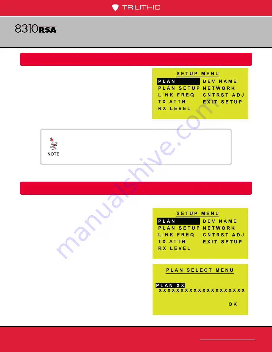 Trilithic 8310 RSA Operation Manual Download Page 21