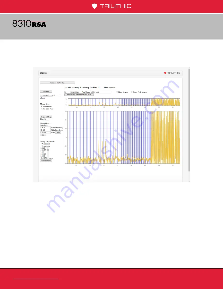 Trilithic 8310 RSA Operation Manual Download Page 42