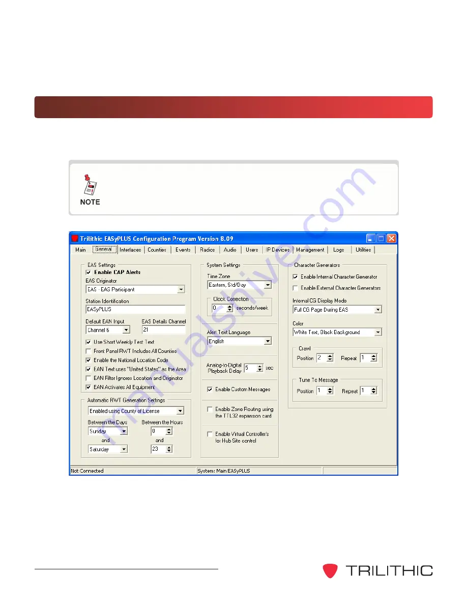 Trilithic EASy-PLUS Operation Manual Download Page 38