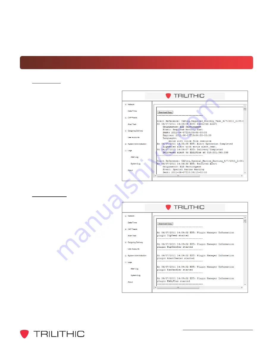 Trilithic EASyCAP C5020 Operation Manual Download Page 37