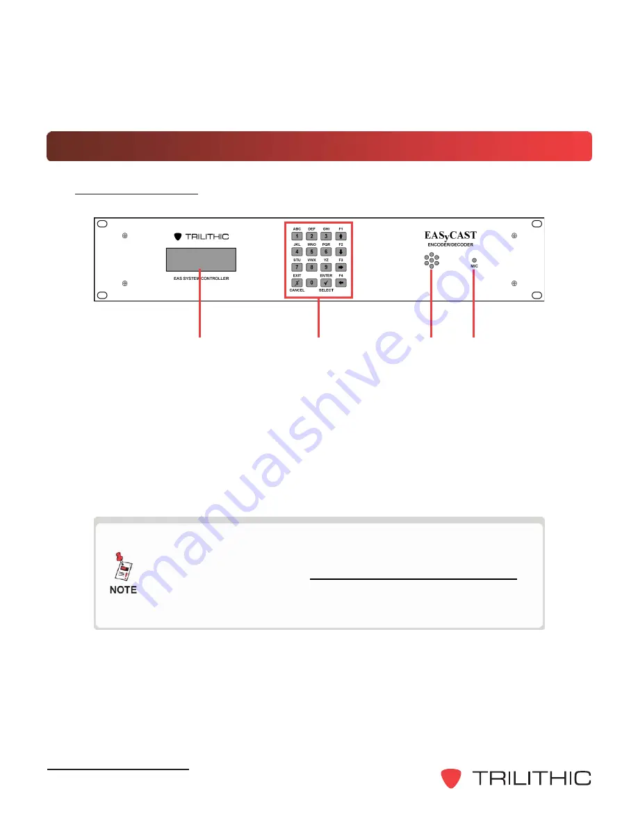 Trilithic EASyCAST Hardware Installation Manual Download Page 16