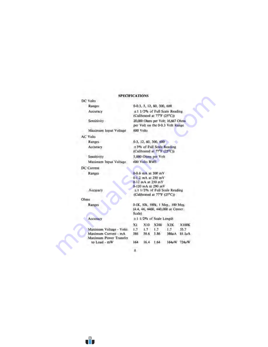 Triplett 3030-NIST Instruction Manual Download Page 5