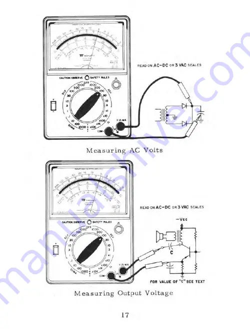 Triplett 60-A Instruction Manual Download Page 18