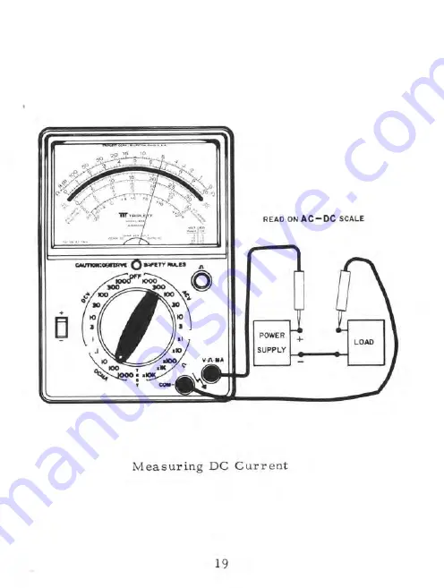 Triplett 60-A Instruction Manual Download Page 20