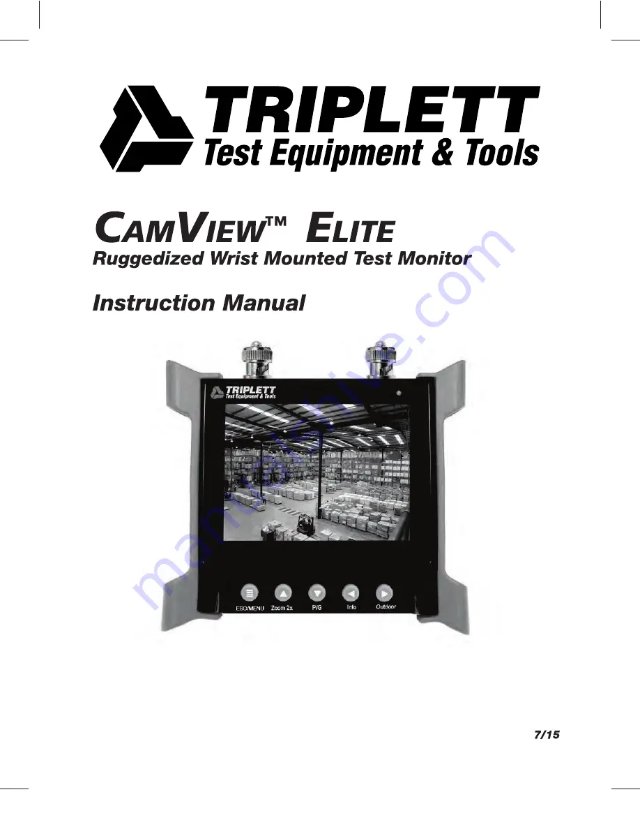 Triplett 614395001780 Скачать руководство пользователя страница 1