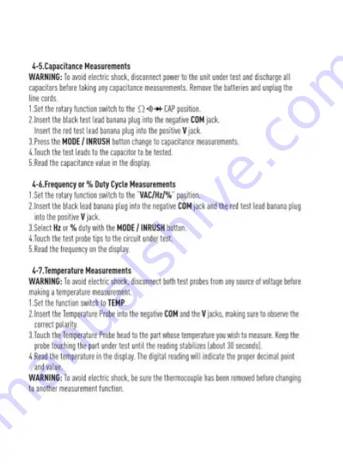 Triplett CM1000 User Manual Download Page 7