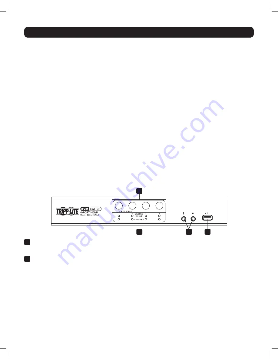 Tripp Lite B004-HUA4-K Owner'S Manual Download Page 3