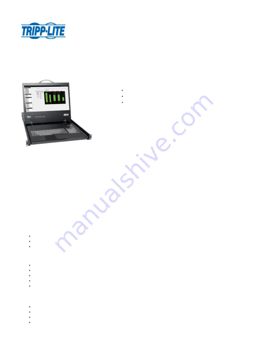 Tripp Lite NetCommander B070-008-19 Specifications Download Page 1