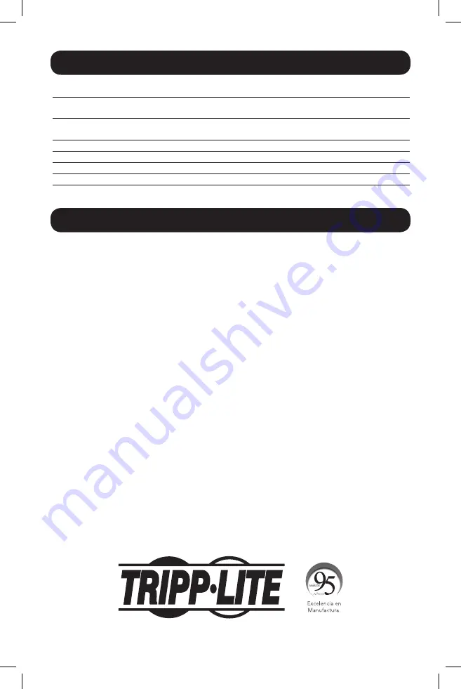 Tripp Lite PDU12IEC Owner'S Manual Download Page 8