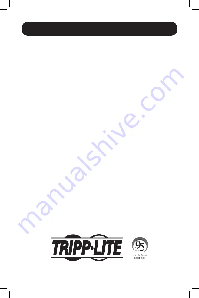 Tripp Lite PDU12IEC Owner'S Manual Download Page 17