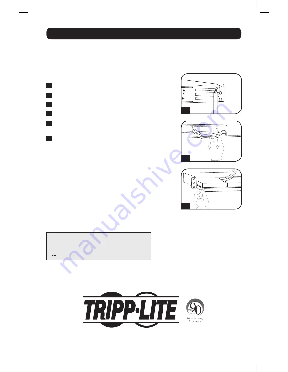 Tripp Lite SmartPro Rackmount SMX500RT1U Owner'S Manual Download Page 36