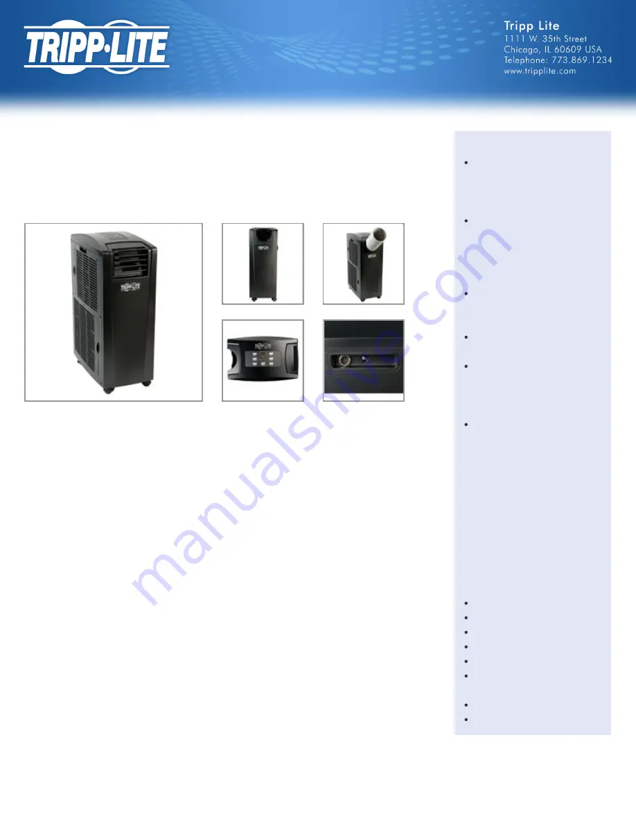 Tripp Lite SRCOOL12K Quick Manual Download Page 1