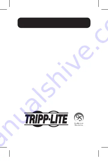 Tripp Lite U280-A04-A3C1 Quick Start Manual Download Page 9