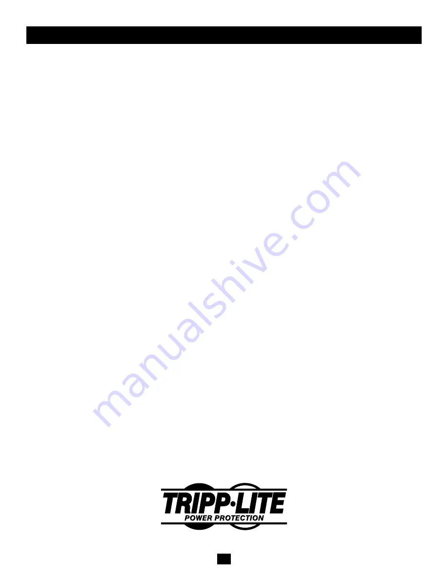 Tripp Lite UPS System AVRX550U Owner'S Manual Download Page 6