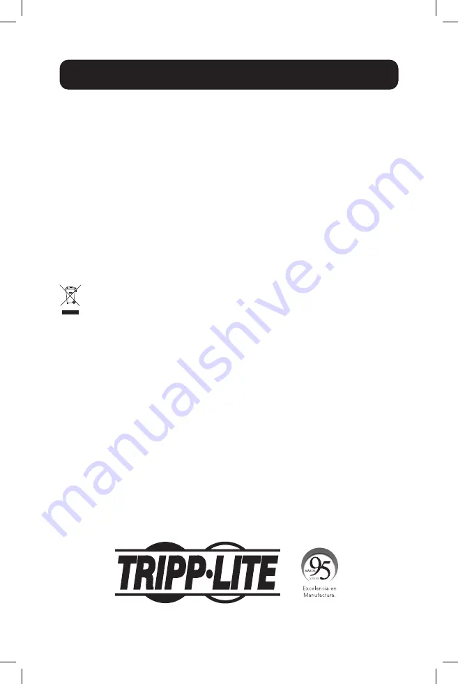 tripplite B127A-4X2-BH2PH Owner'S Manual Download Page 24