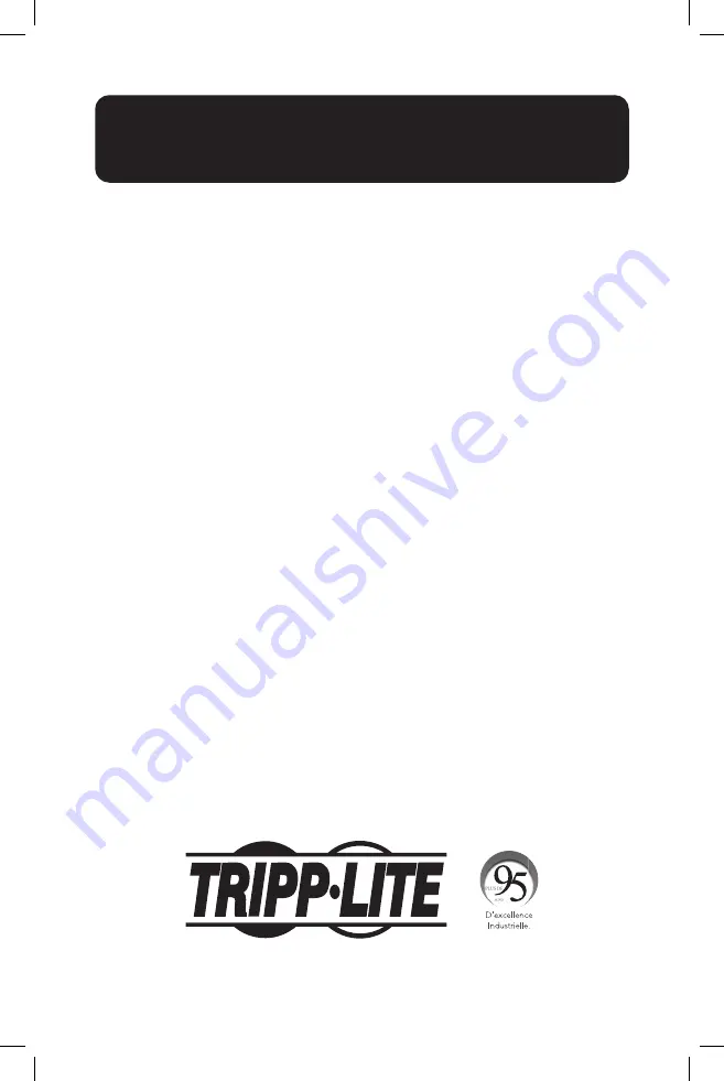 tripplite B127A-4X2-BH2PH Owner'S Manual Download Page 25