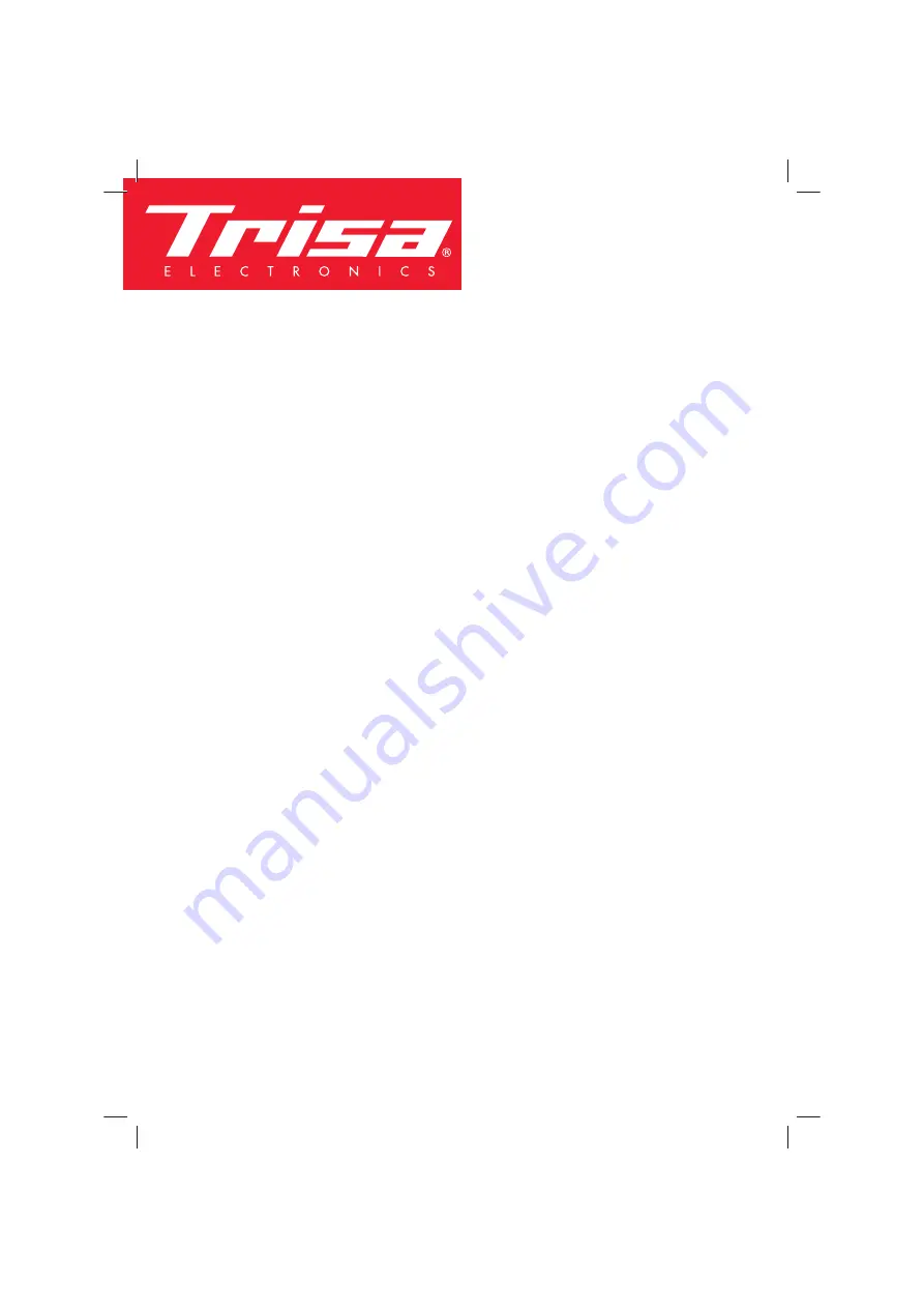 Trisa 7648.46 Instructions For Use Manual Download Page 32