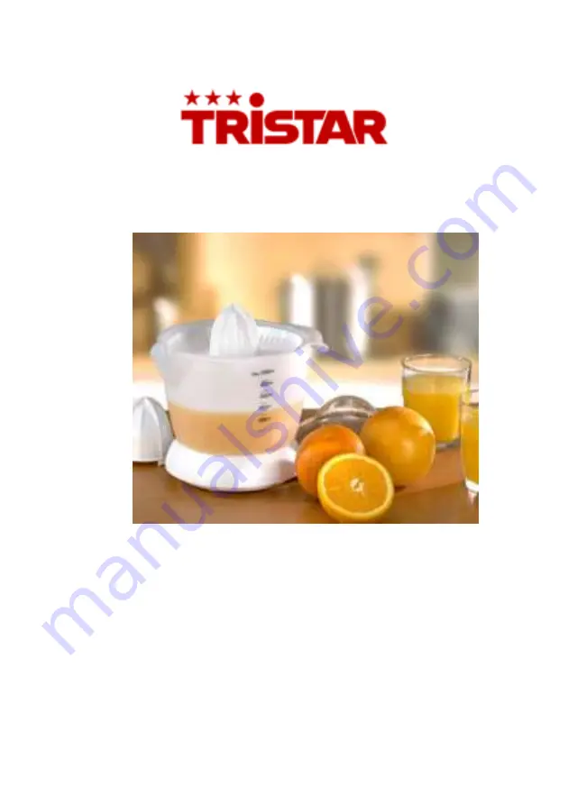 TriStar CP-2260 Manual Download Page 1