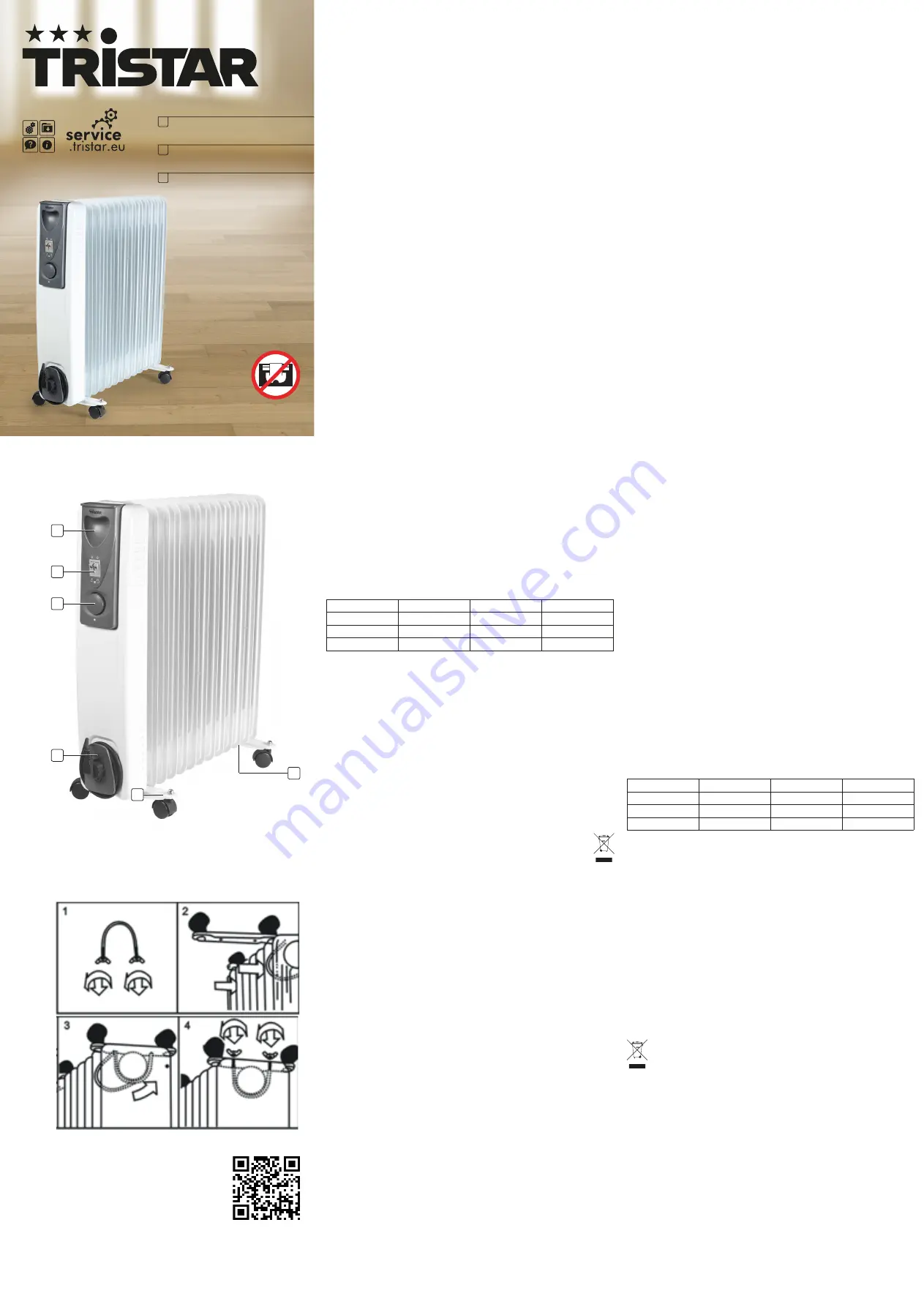 TriStar KA-5116DVT Instruction Manual Download Page 1