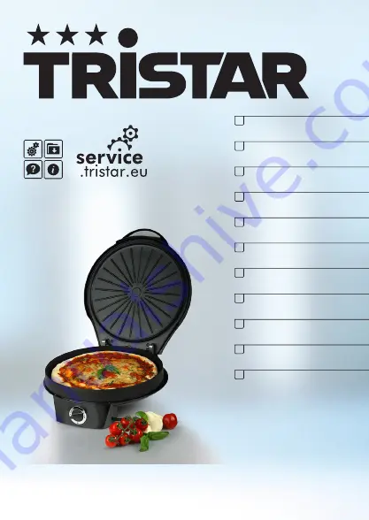 TriStar PZ-2880 User Manual Download Page 1