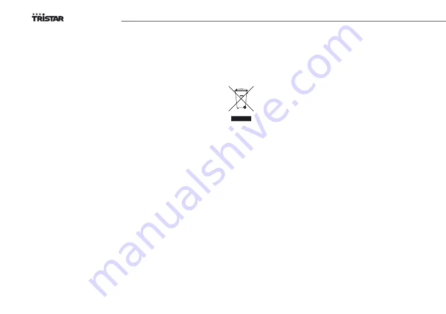 TriStar ST-8063 Instruction Manual Download Page 30