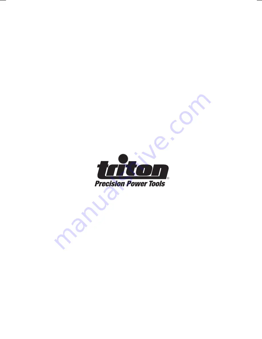 Triton TWX7RT001 Assembly Instructions Manual Download Page 12