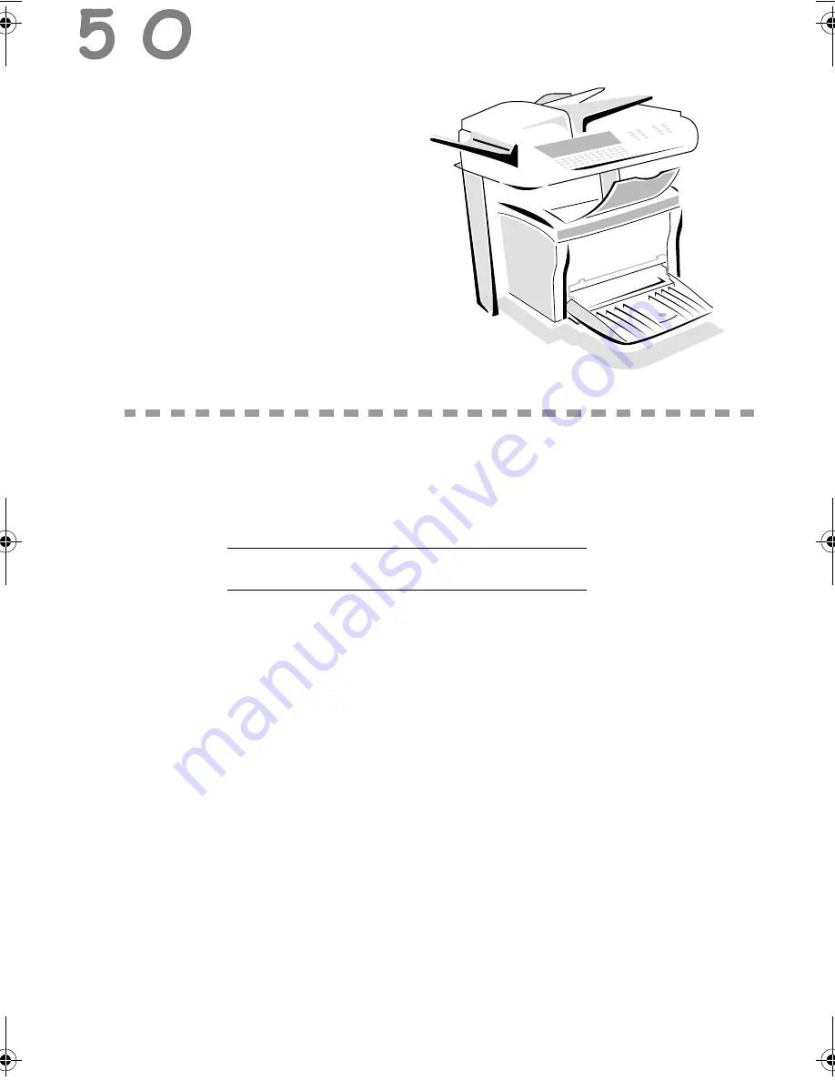 Triumph Adler FAX 970 Instruction Handbook Manual Download Page 56