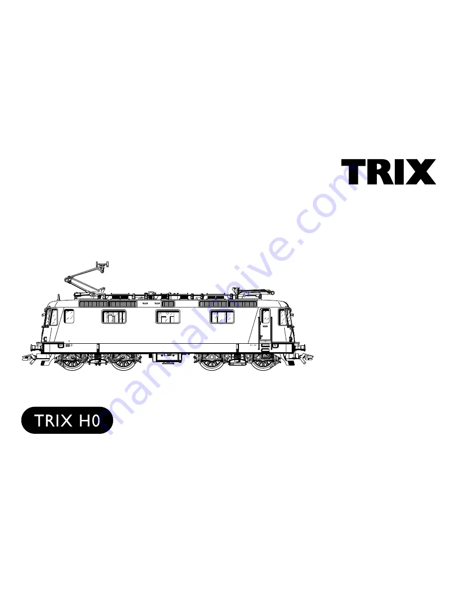 Trix Re 421 Series Manual Download Page 1