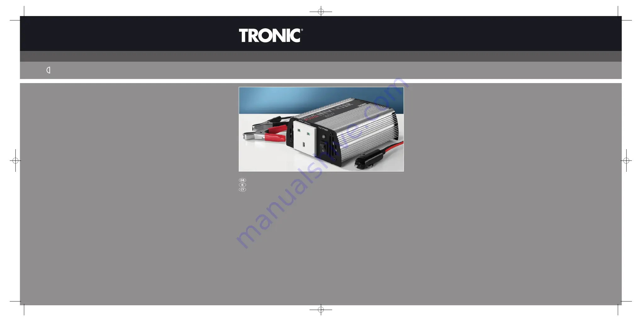 Tronic KH 3905 Operating Instructions Manual Download Page 1