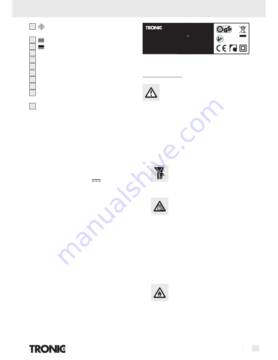 Tronic T4X Operation And Safety Notes Download Page 21