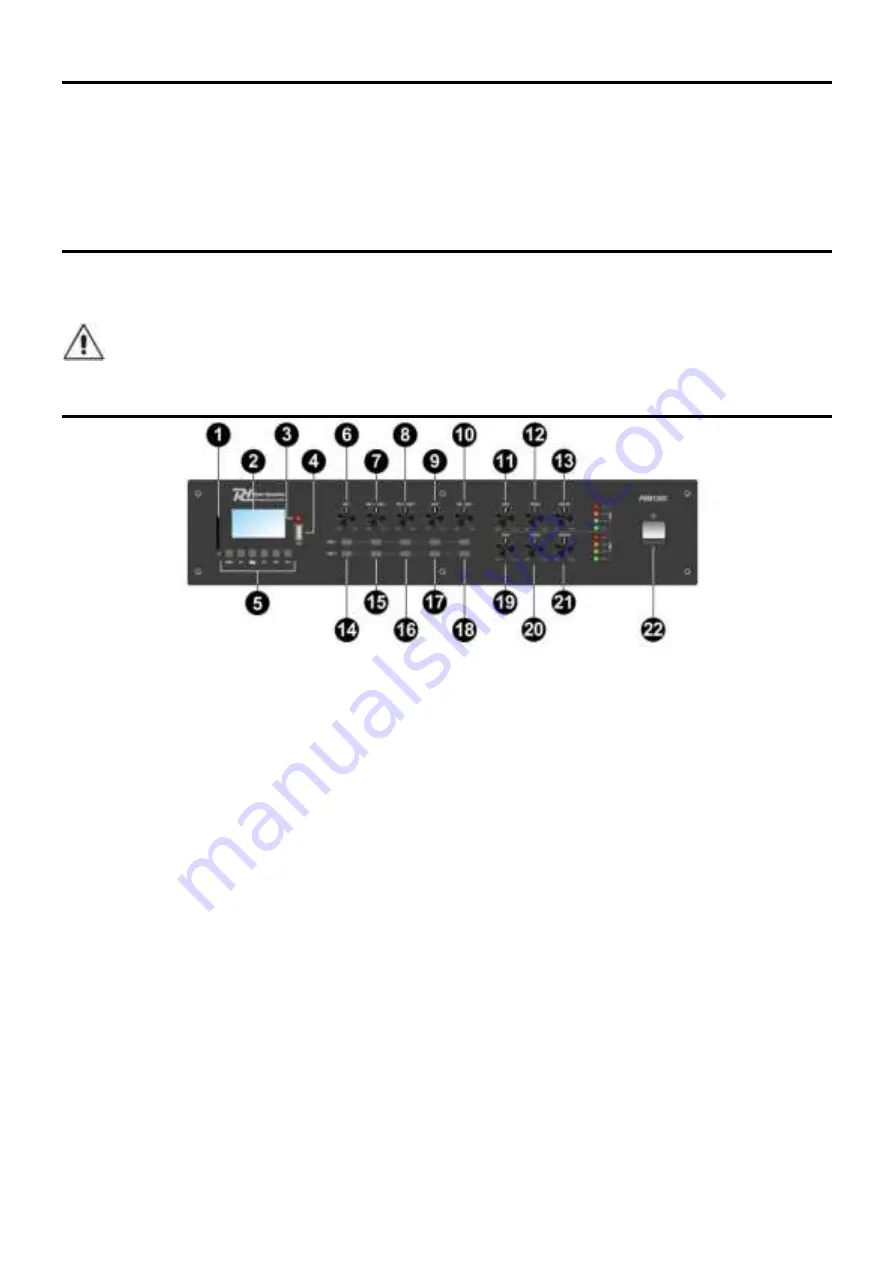 Tronios Power Dynamics PRM1202 Скачать руководство пользователя страница 7