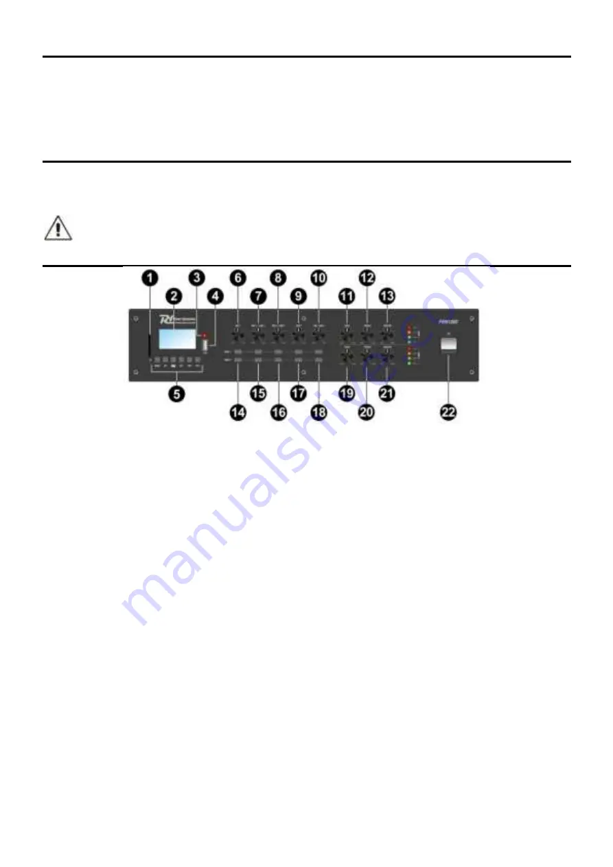 Tronios Power Dynamics PRM1202 Скачать руководство пользователя страница 11