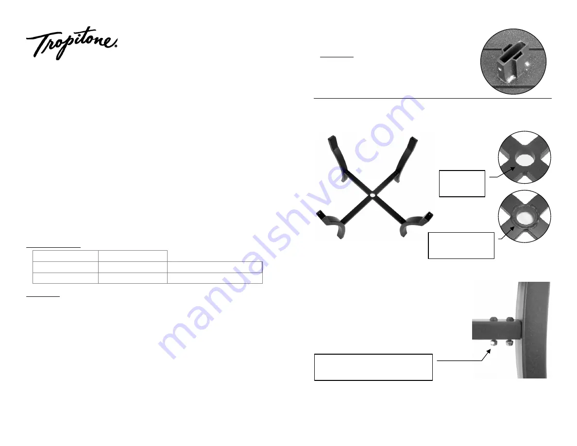 tropitone 4011 Series Quick Start Manual Download Page 1