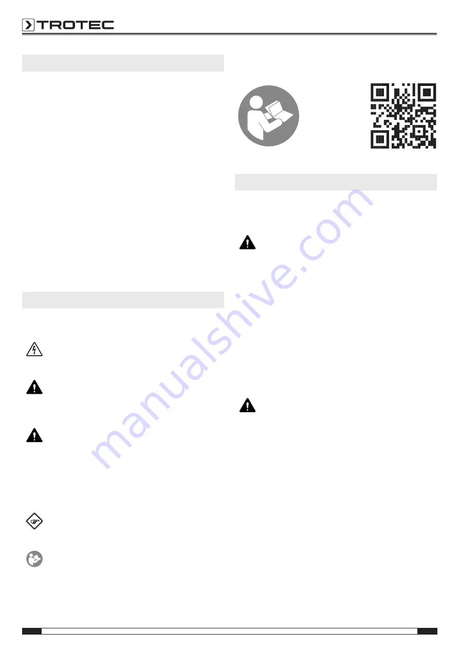 Trotec 1510003001 Original Instructions Manual Download Page 2