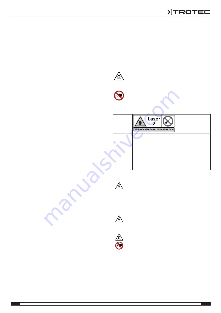 Trotec 3510006031 Operating Manual Download Page 3