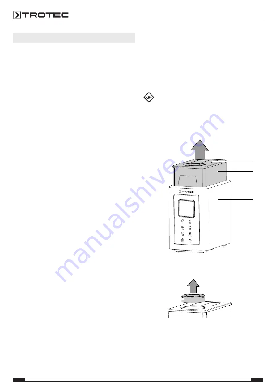 Trotec B 5 E Operating Manual Download Page 6