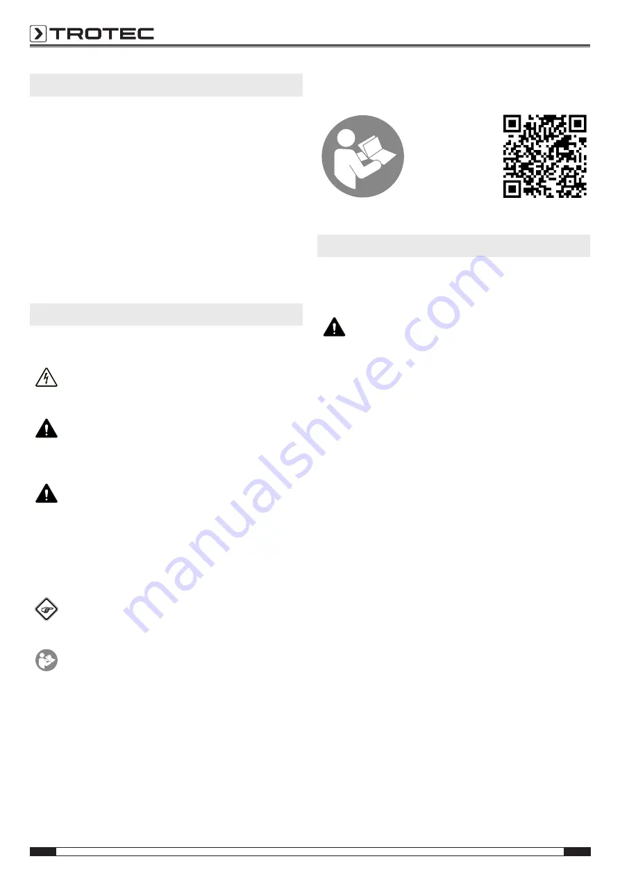 Trotec BA06 Operating Manual Download Page 2