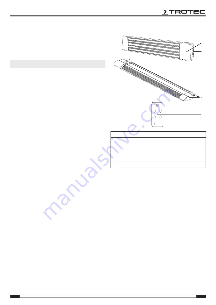 Trotec IRD 1200 Operating Manua Download Page 5