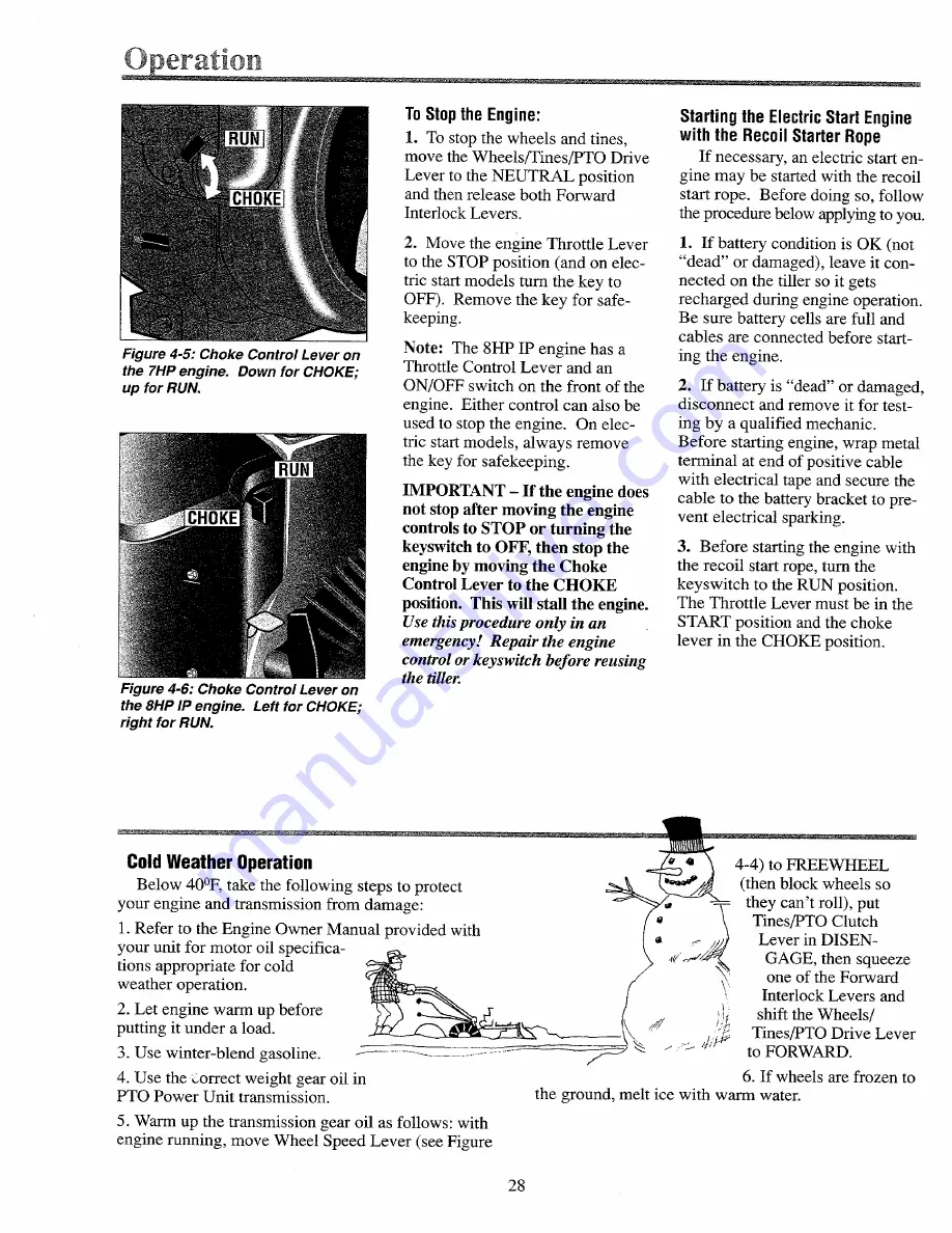 Troy-Bilt 12087 Owner'S/Operator'S Manual Download Page 30