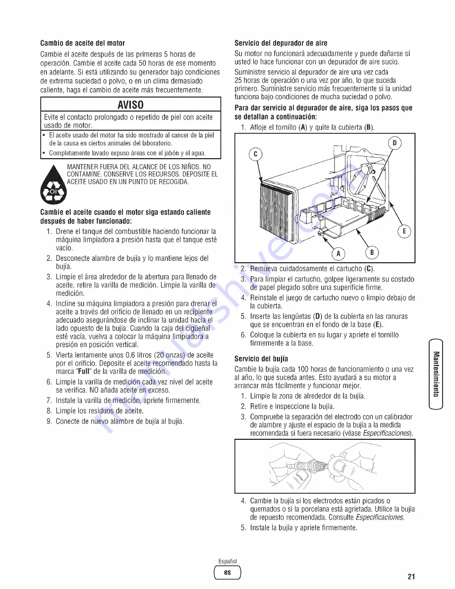 Troy-Bilt 2550 Operator'S Manual Download Page 49