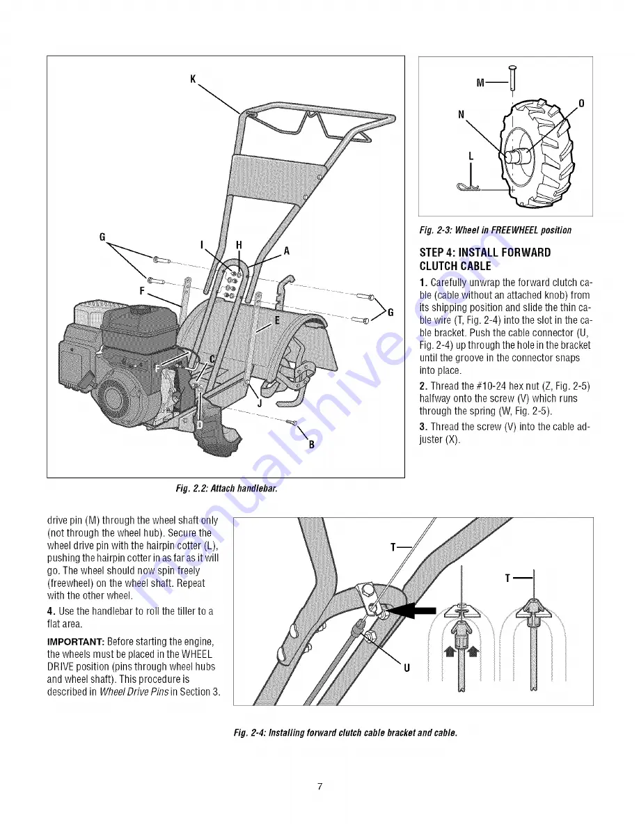 Troy-Bilt 634K--ProLine Operator'S Manual Download Page 7