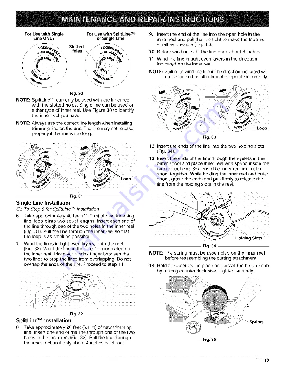 Troy-Bilt TB90BC Operator'S Manual Download Page 17