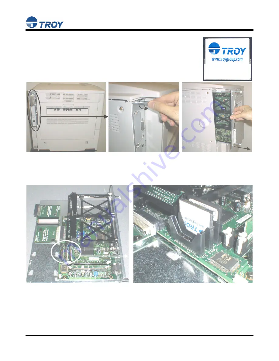 TROY Group Font Memory Card Kit Installation Manual Download Page 4